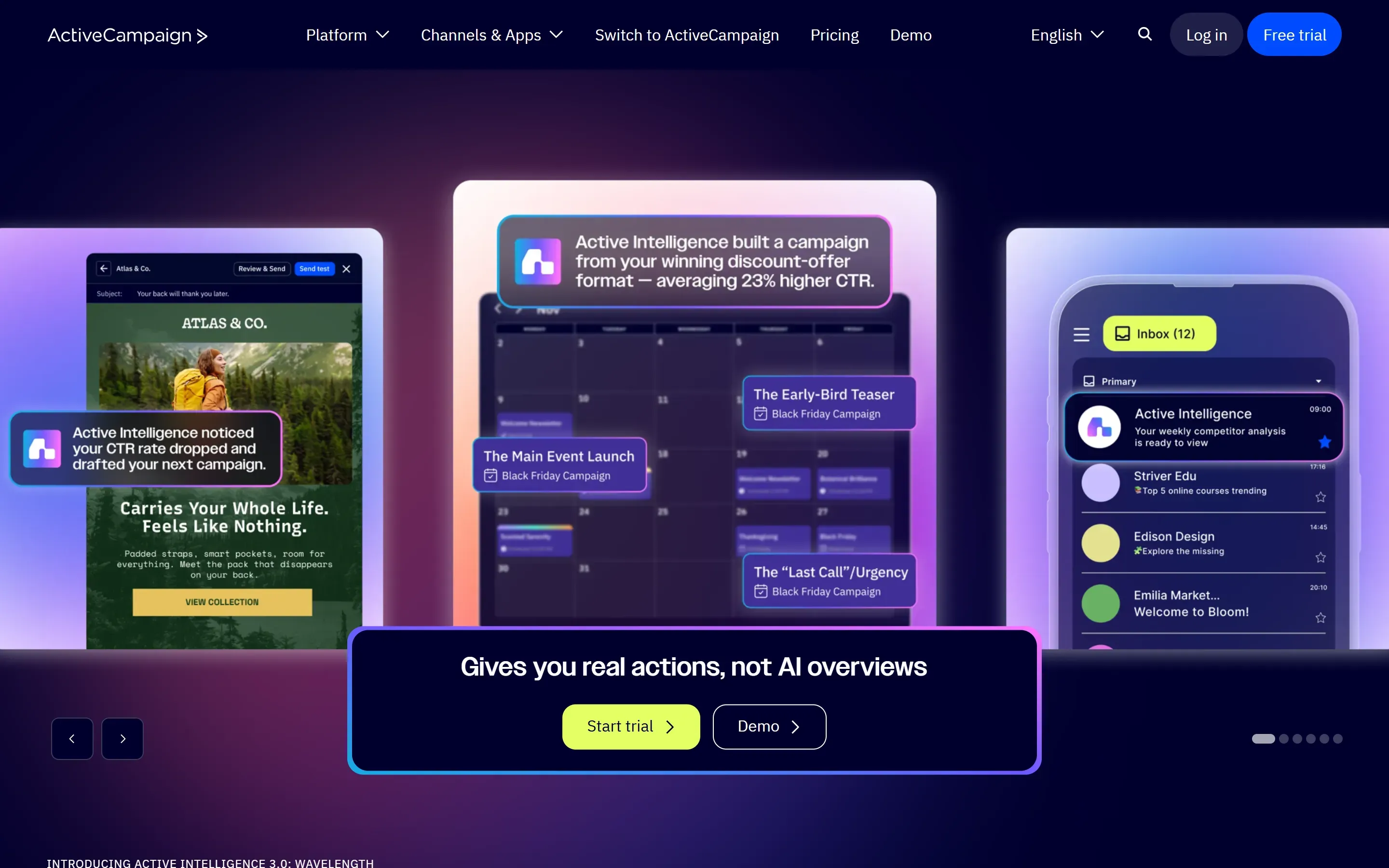 The ActiveCampaign home page, saved 2026-10-02