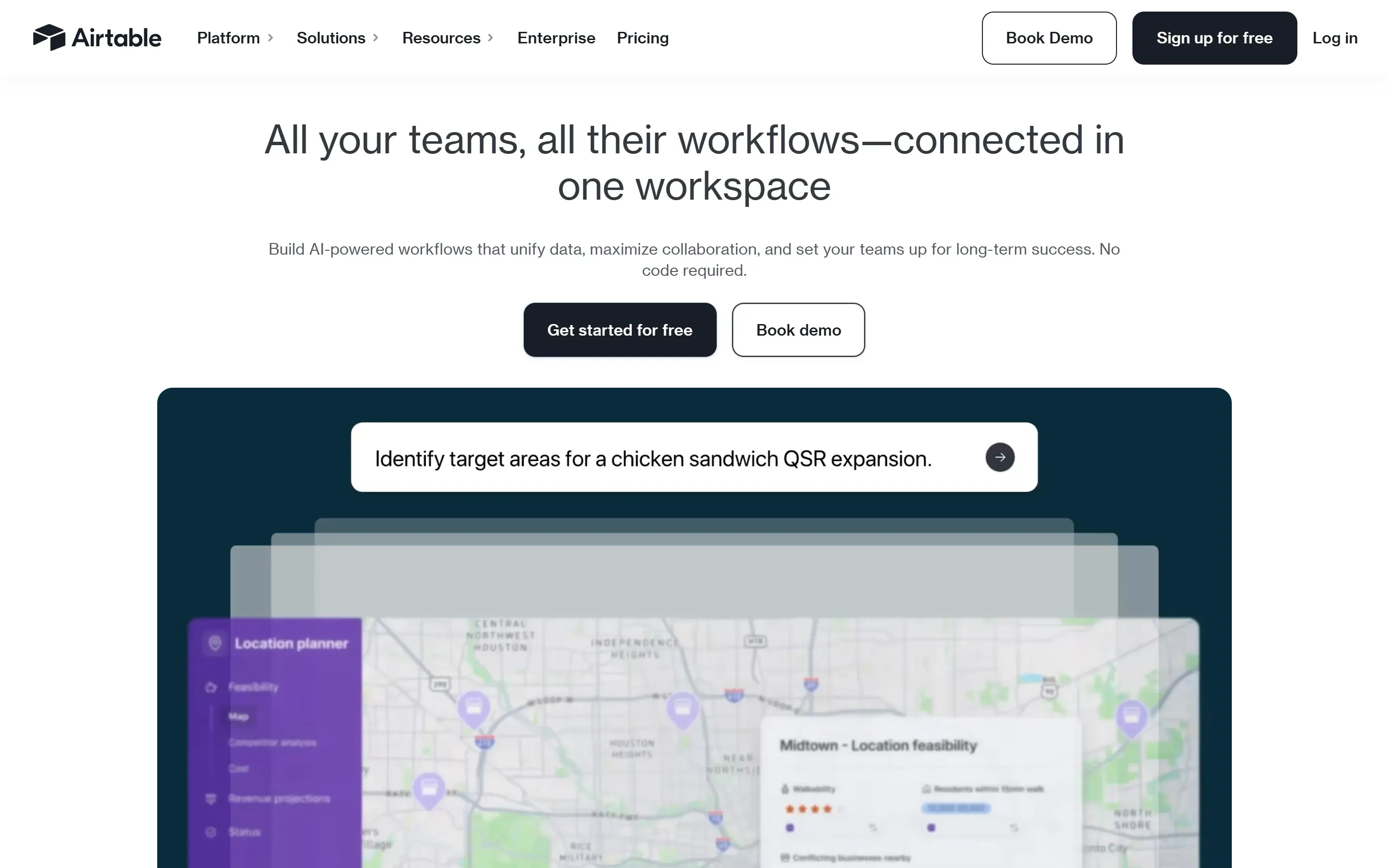 The Airtable home page, saved 2026-10-02