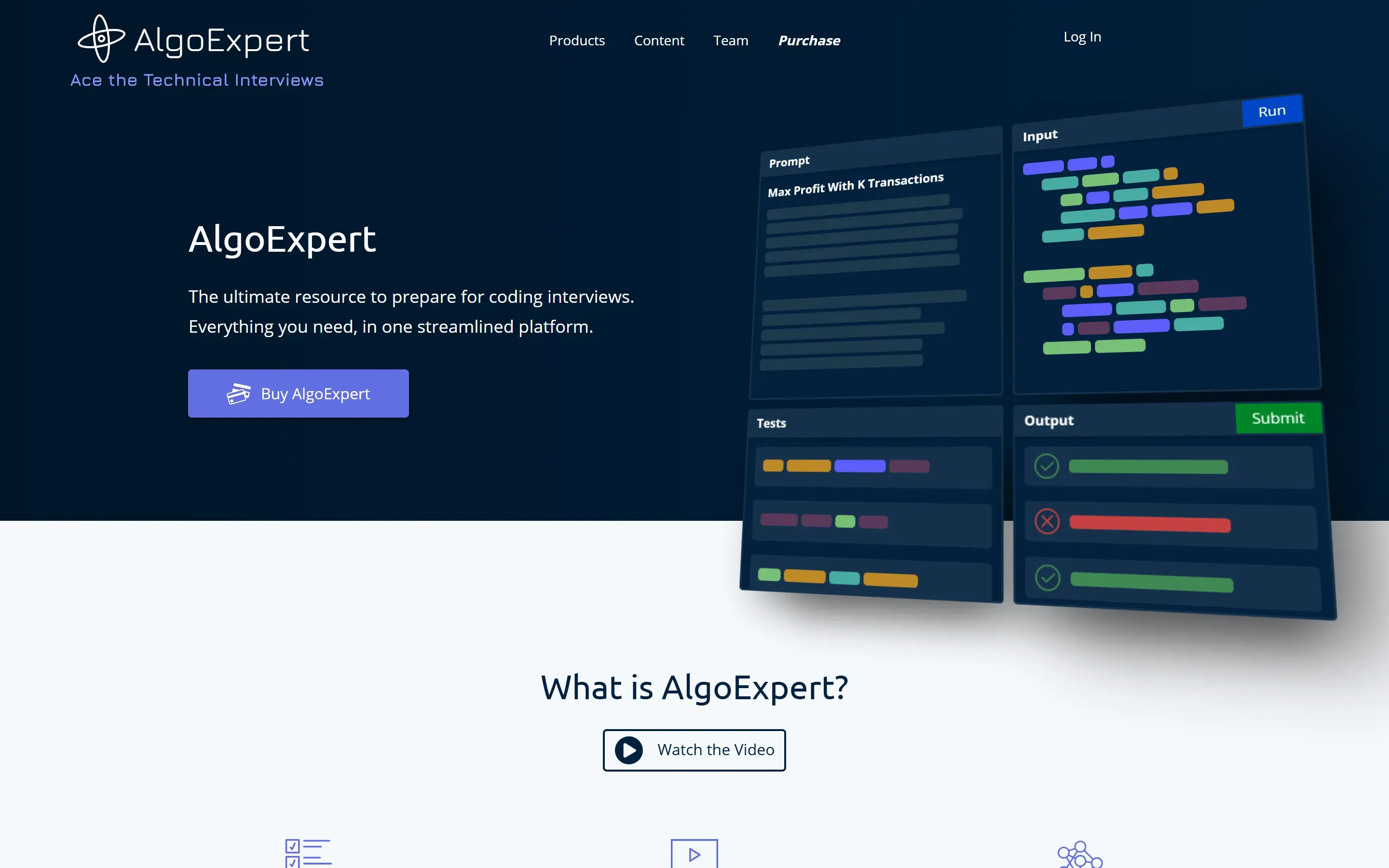 The AlgoExpert home page, October 6, 2026
