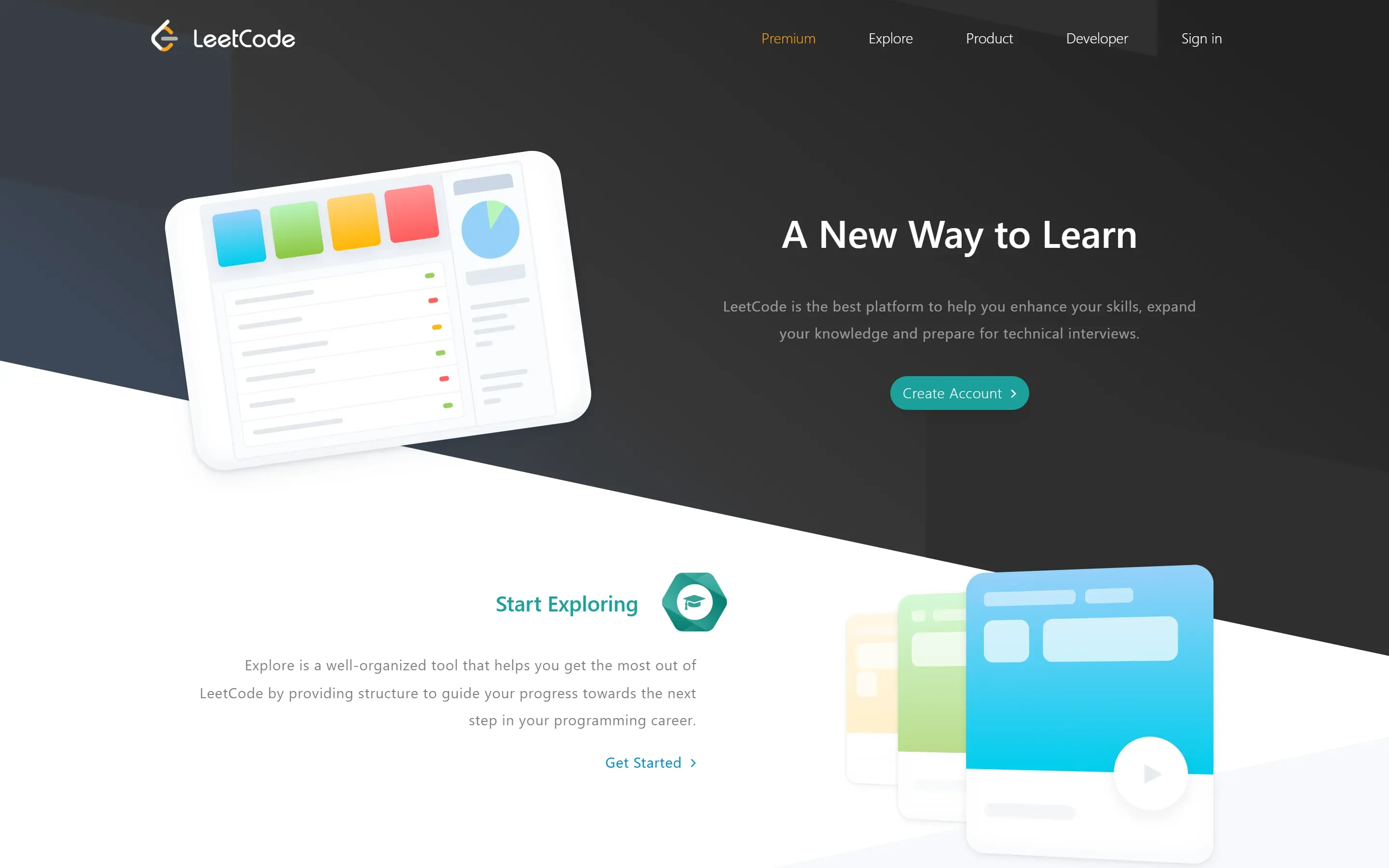 The LeetCode home page, October 6, 2026