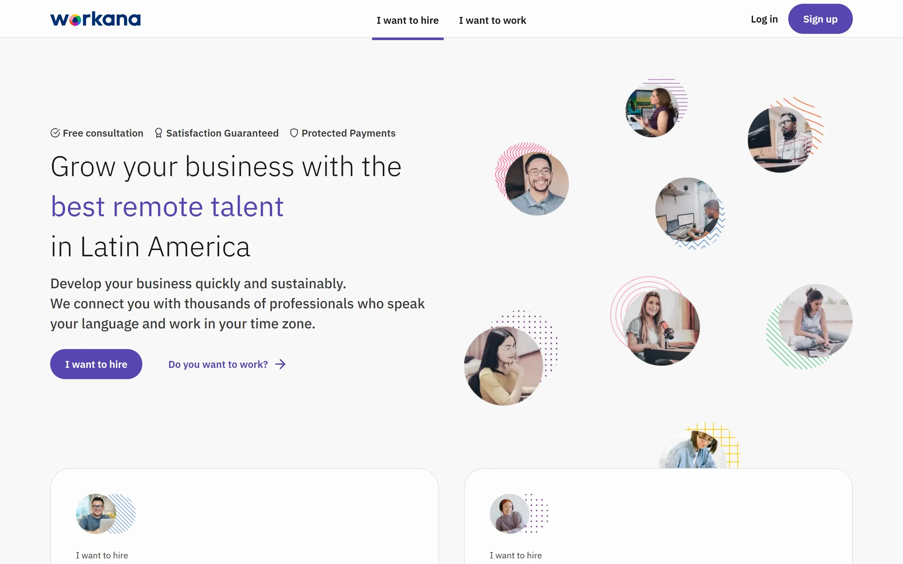 The Workana home page, saved 2026-10-05