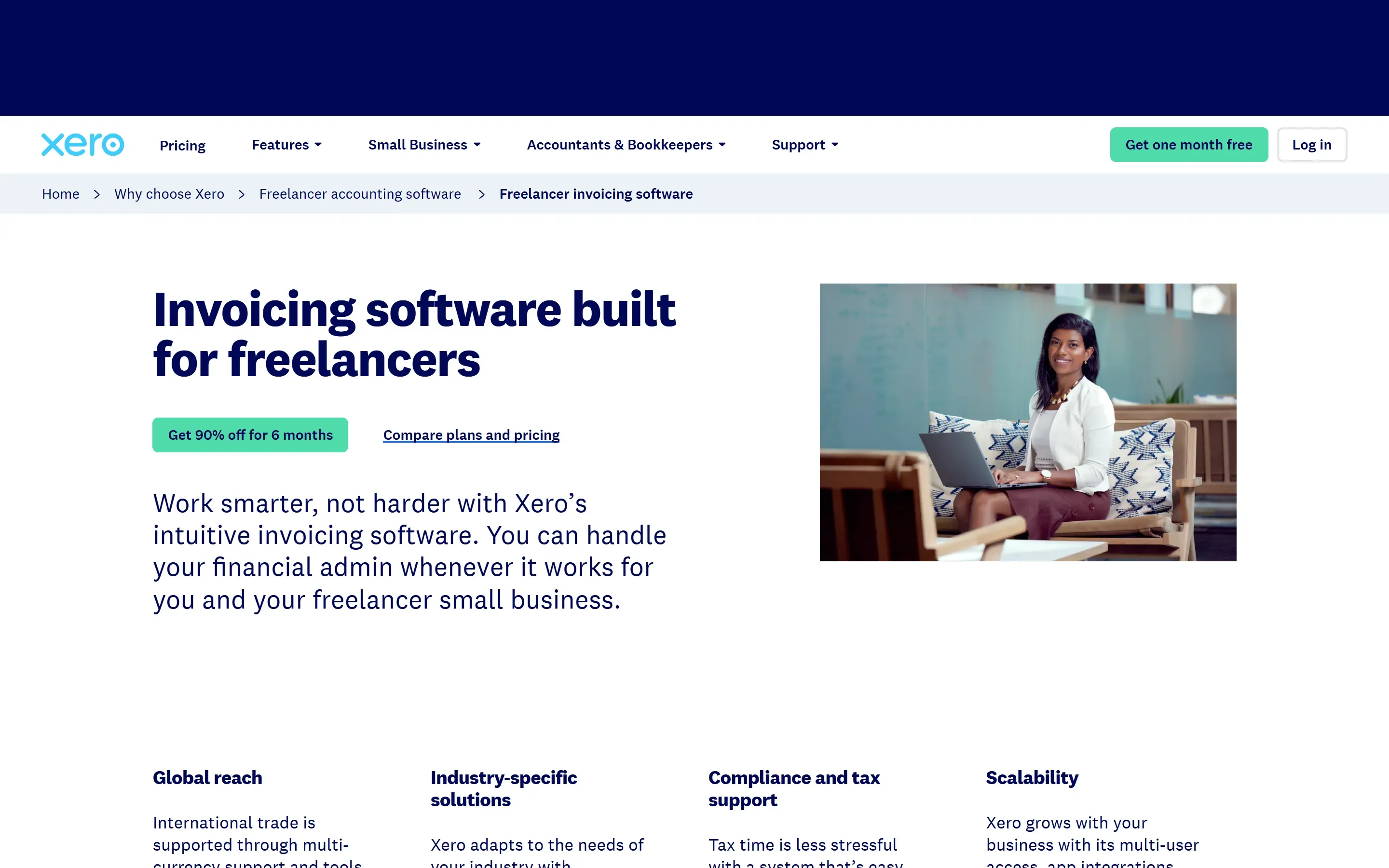 The Xero home page, saved 2026-10-02